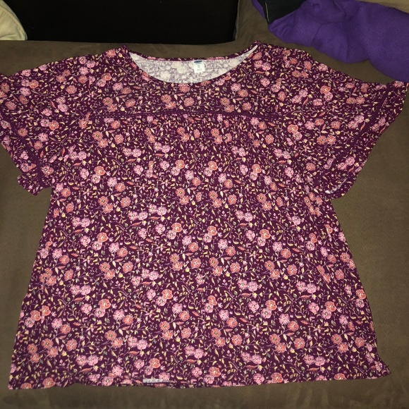 Old Navy Floral Shirt - Picture 1 of 5